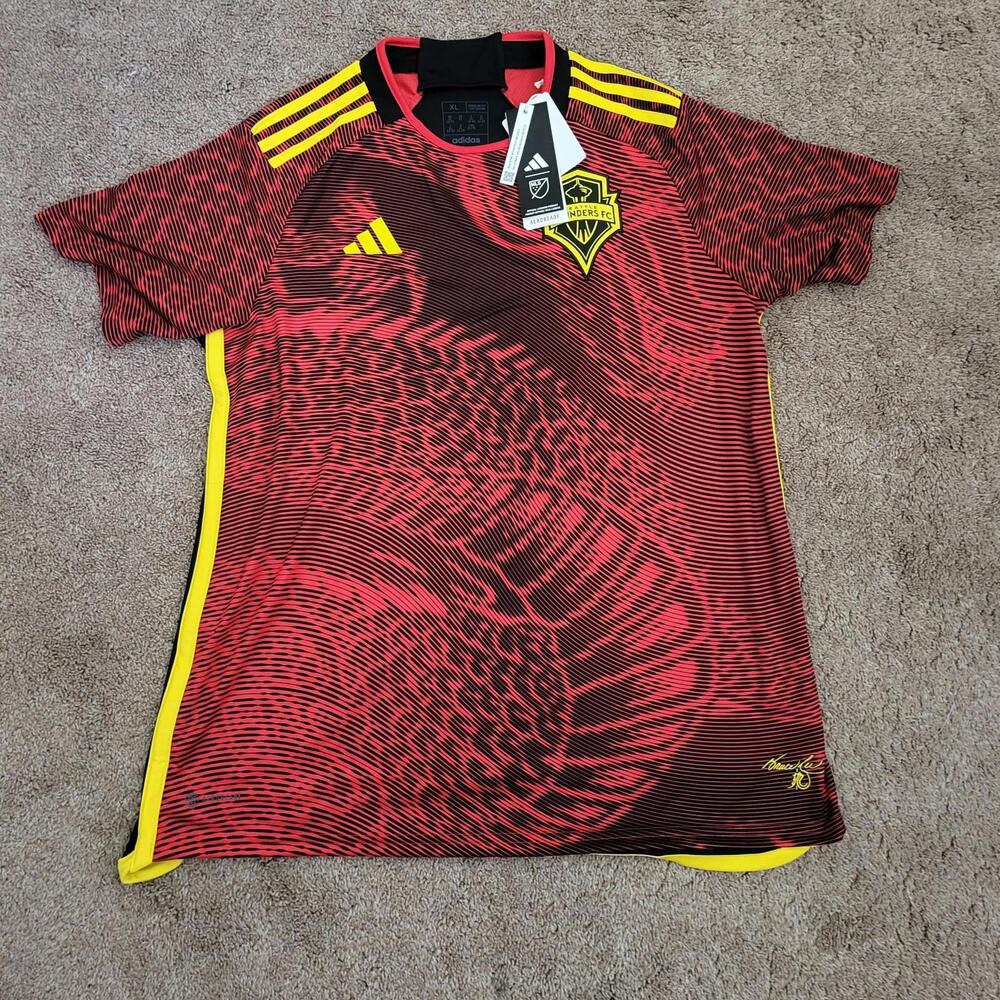 Adidas Seattle Sounders FC 2023/24 Away Stadium Soccer Jersey Size XL